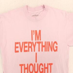 Justin Timberlake Band Short Sleeve Graphic Shirt Womens Size Large L Pink